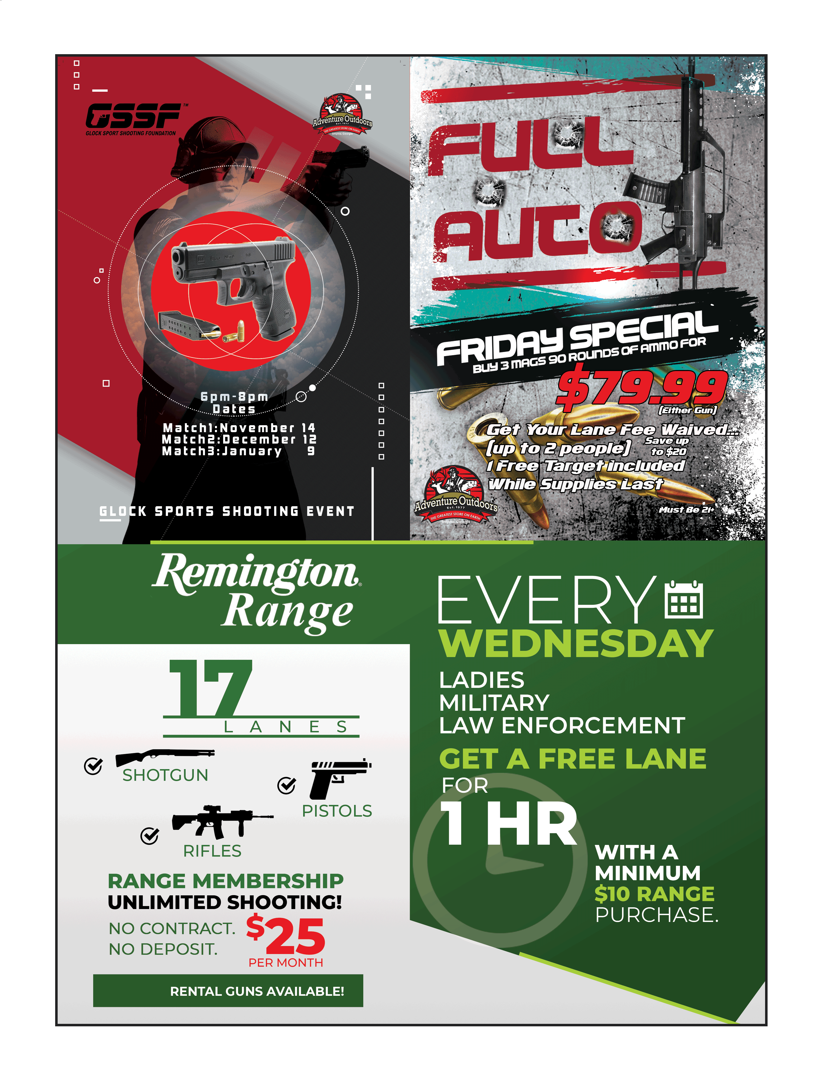 outdoor range near me on Adventure Outdoors Remington Range