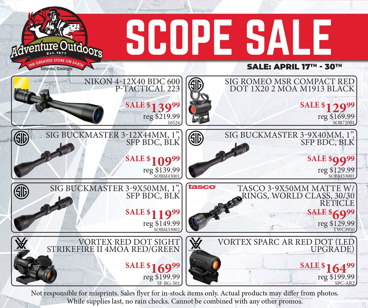 Scope Sale